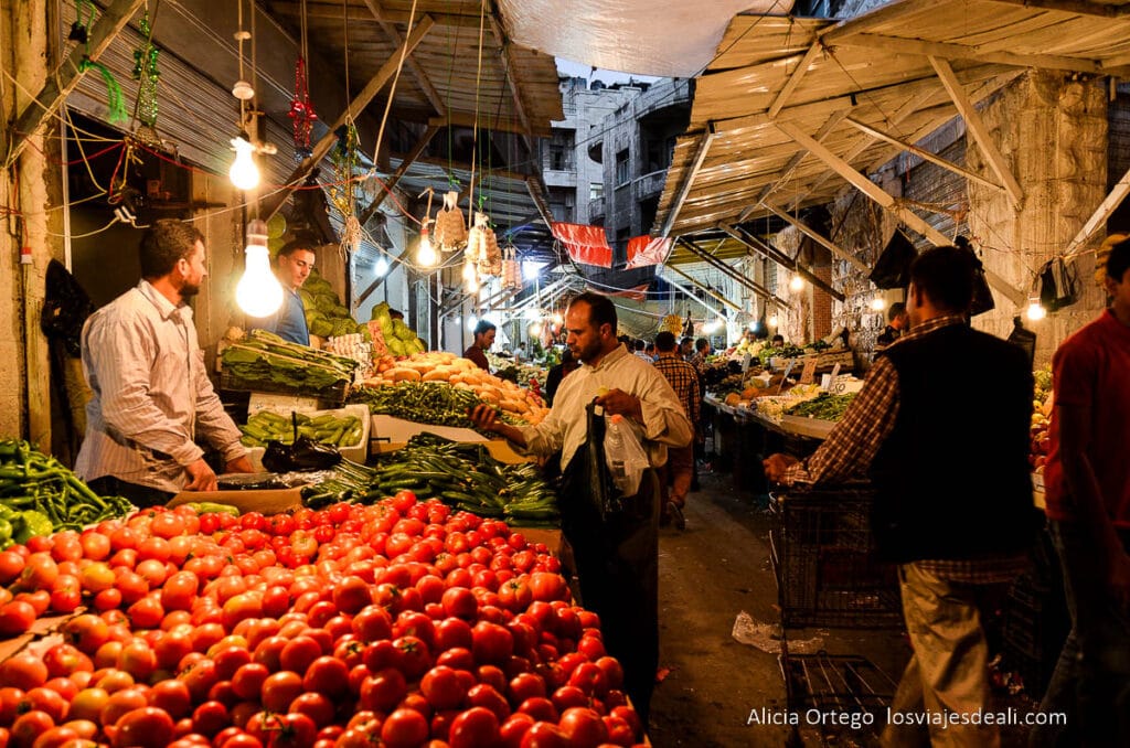 zoco del centro de ammán en jordania en 6 días