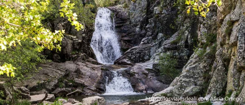 ruta de 1 día en el valle del lozoya cascada del purgatorio