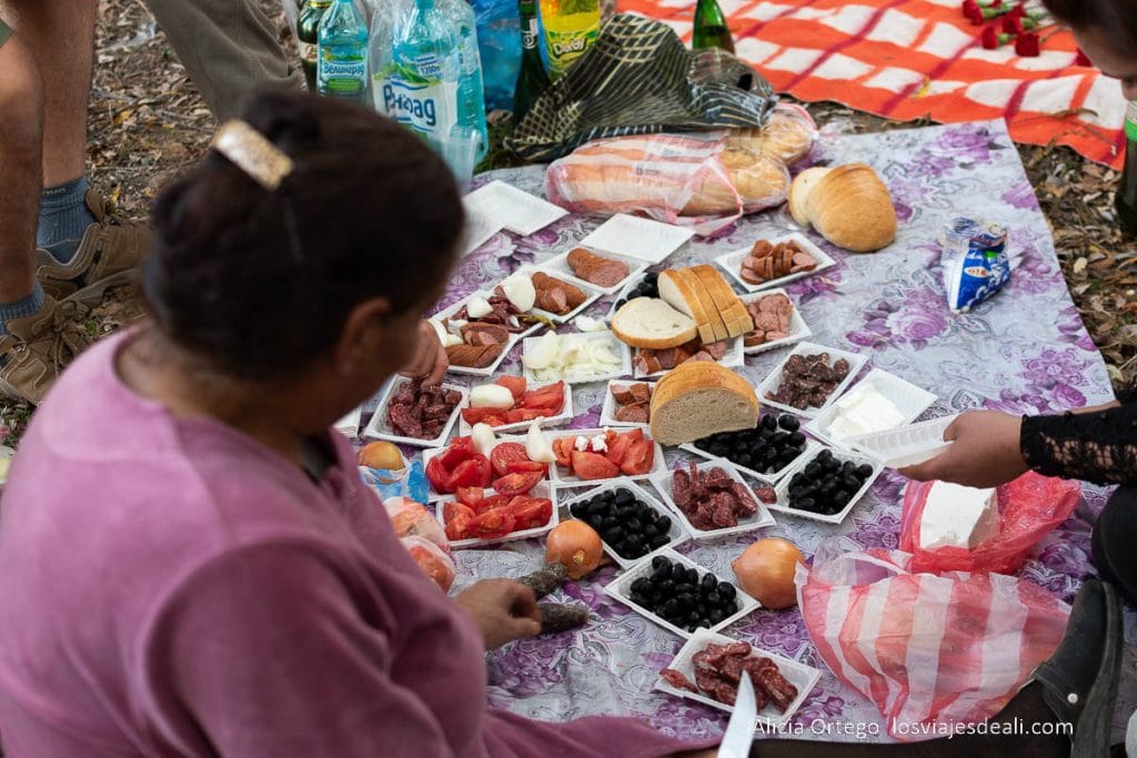 picnic con los gitanos de bulgaria