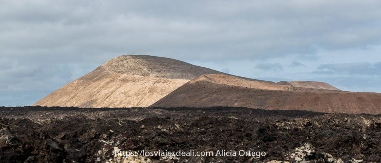 ruta de la caldera blanca senderismo en lanzarote