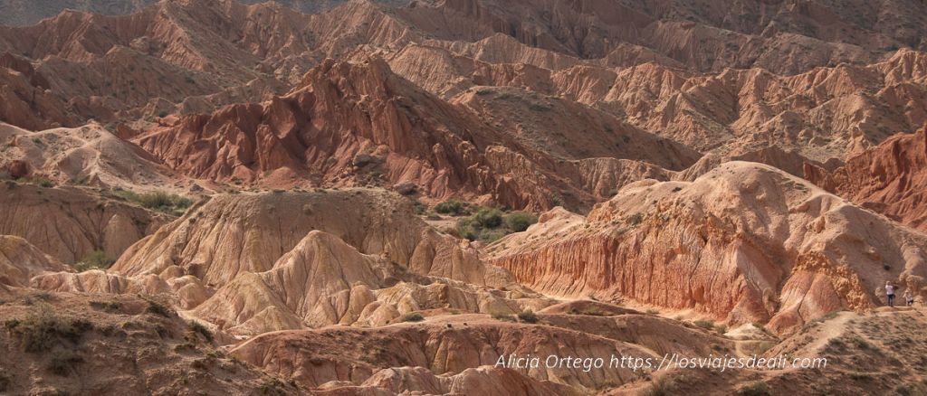 Desiertos de Kirguistán que te transportan al planeta Marte 4 desiertos de kirguistán cañón de skazka