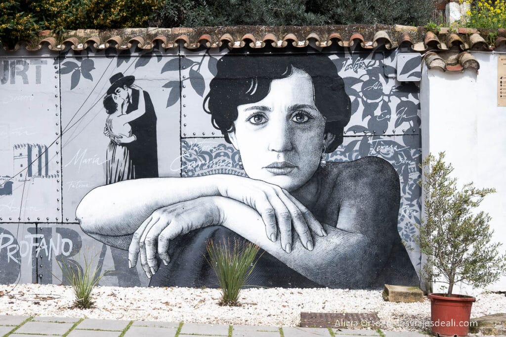 mural de los jardines huerto de orive