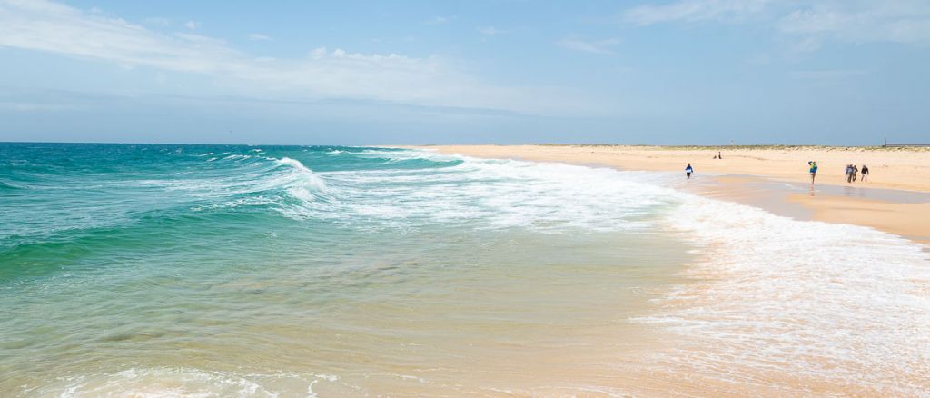 playa de ilha deserta en el algarve