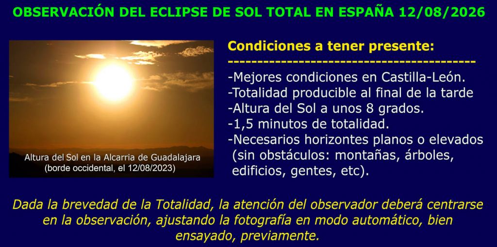 Cómo fotografiar un eclipse solar (o al menos intentarlo) 30 altura del sol para el eclipse de 2026