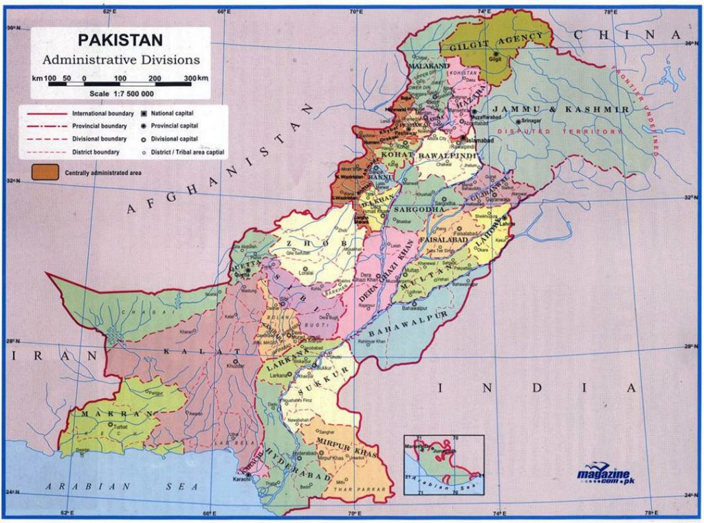 21 días en el Norte de Pakistán: imágenes y sensaciones de un viaje increíble 71 mapa detallado de Pakistan