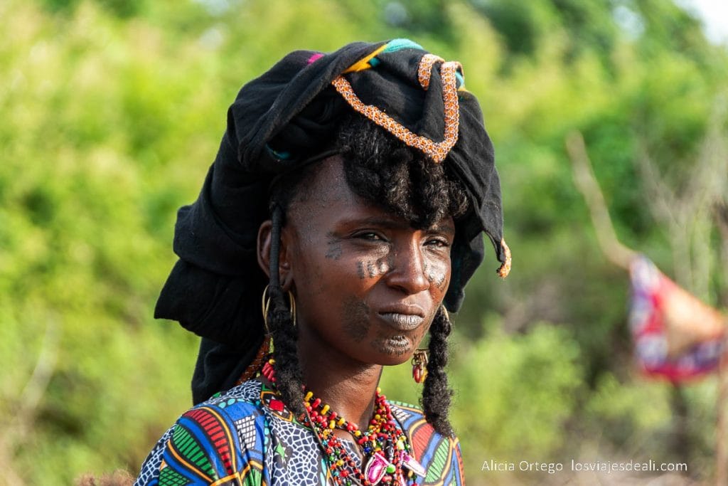 Festival Gerewol de Chad, una aventura inolvidable 102 mujer wodaabe o bororo de chad