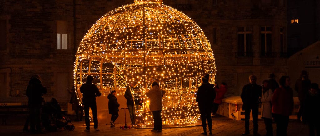 Biarritz en Navidad espectáculo Lumiéres