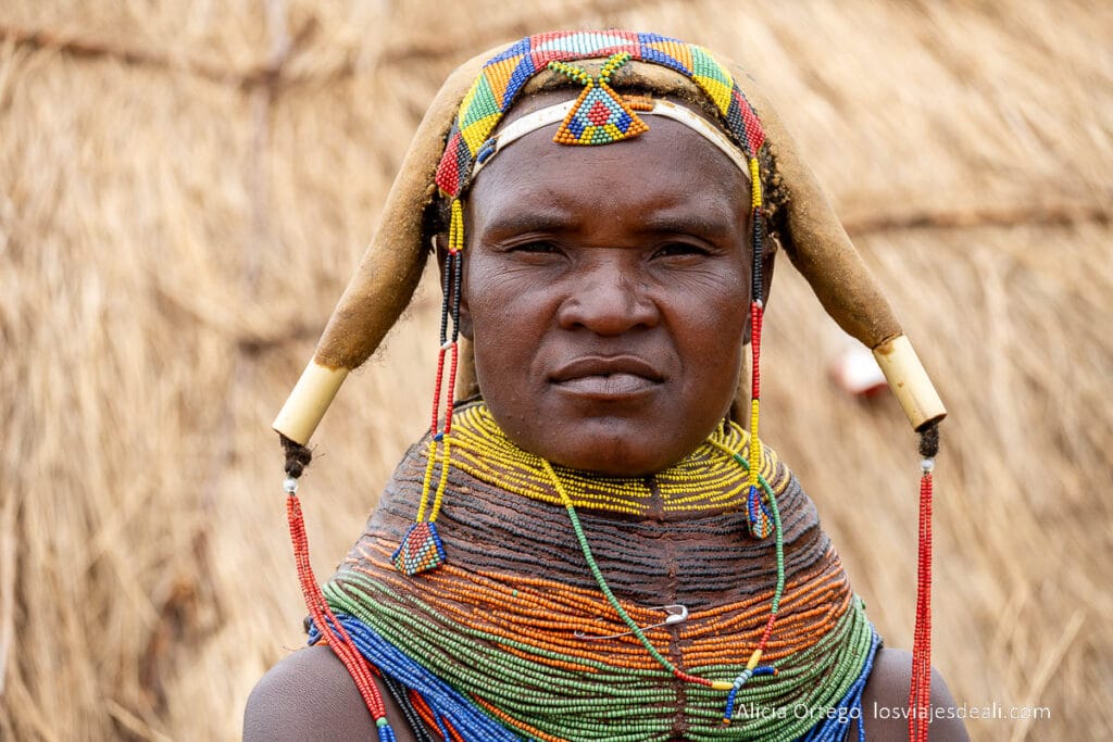 mujer de la tribu muila