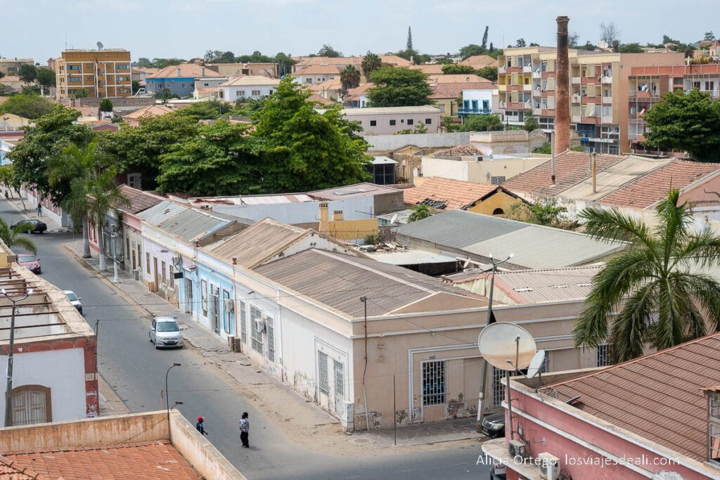 vistas de moçamedes desde la torre del museo municipal
