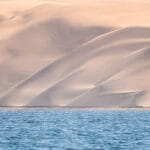 dunas de baia dos tigres desde el mar