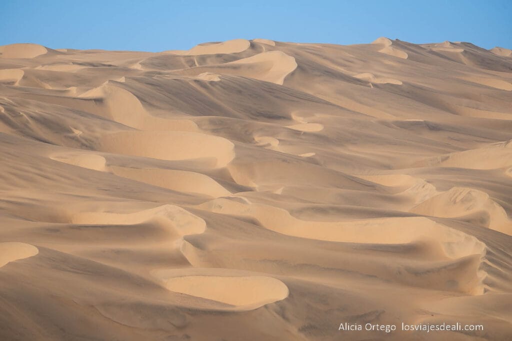 dunas del desierto del namib
