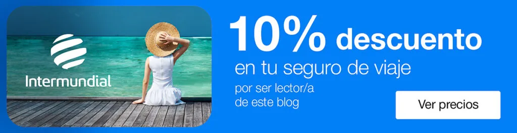 banner con descuento intermundial de los viajes de ali