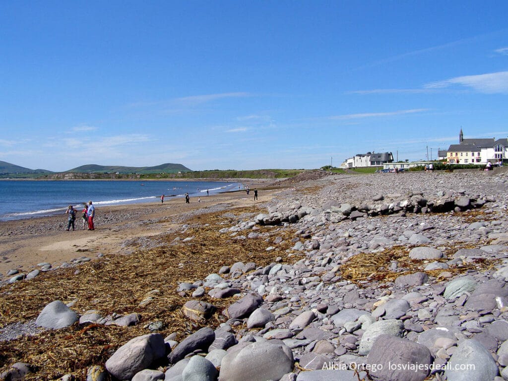 Ruta por la Costa Oeste de Irlanda en una Semana: de Dublín a Galway y Kerry 64 playa de waterville en el ring of kerry